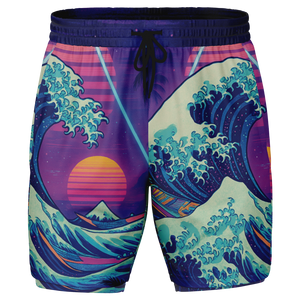 Neonami Men's 2 in 1 Shorts