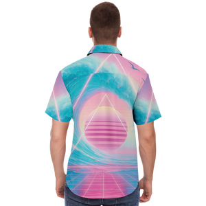 Grid Tide Button Down Shirt