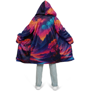 Spectral Heights Zip Up Cloak (White Fur)