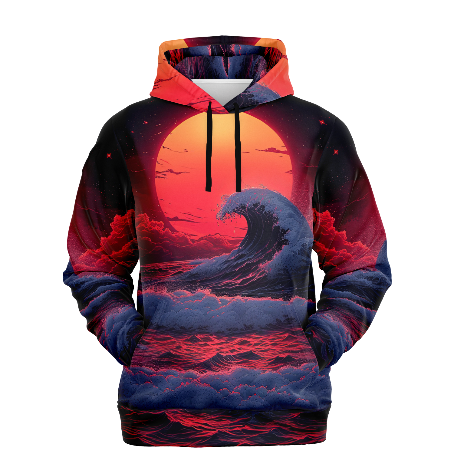 The Synthwave off Kanagawa Hoodie