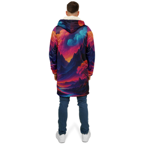 Spectral Heights Zip Up Cloak (White Fur)