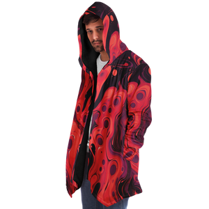 Scarlet Fusion Cloak (Black Fur)