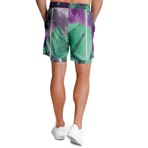 City of Radiance Men's 2 in 1 Shorts