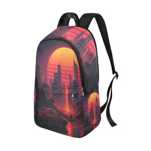 Neon Sunrise Adventure Backpack