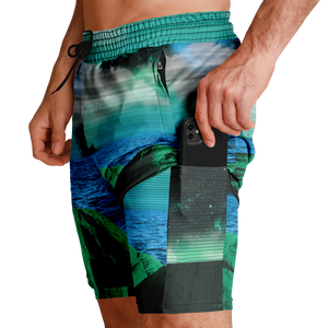 Emerald Canyon Men's 2 in 1 Shorts