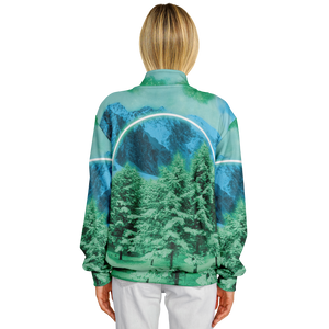 Minty Wonderland Varsity Jacket