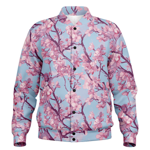 Cherry Blossom Varsity Jacket