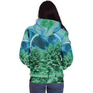Minty Wonderland Sherpa Hoodie