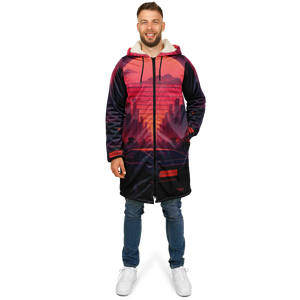 Nightfall Zip Up Cloak (White Fur)