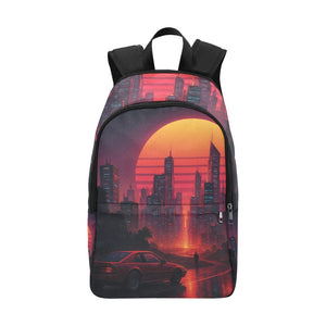 Neon Sunrise Adventure Backpack