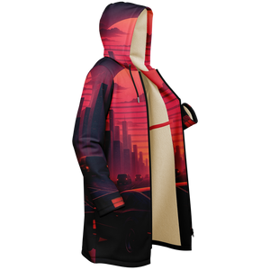Nightfall Zip Up Cloak (White Fur)