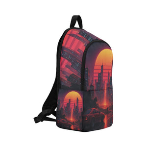Neon Sunrise Adventure Backpack