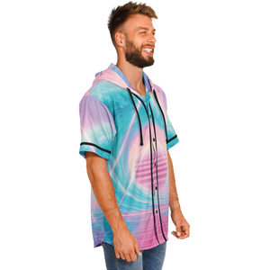 Grid Tide Hooded Jersey