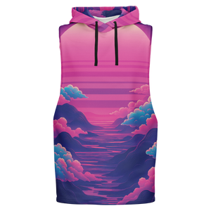 Duskwave Sleeveless Hoodie