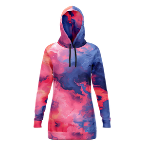 Quantum Tides Hoodie Dress