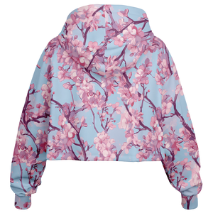 Cherry Blossom Cropped Hoodie