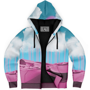 Electric Desert Sherpa Hoodie