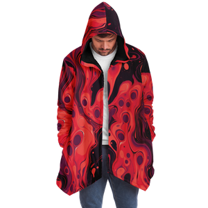 Scarlet Fusion Cloak (Black Fur)