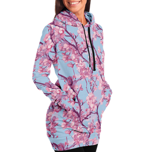 Cherry Blossom Hoodie Dress