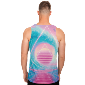 Grid Tide Men's Tank Top