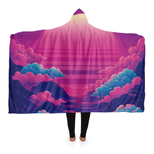 Duskwave Hooded Blanket