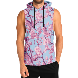 Cherry Blossom Sleeveless Hoodie