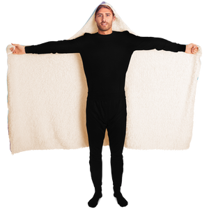 Electric Desert Hooded Blanket