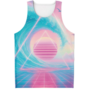 Grid Tide Men's Tank Top