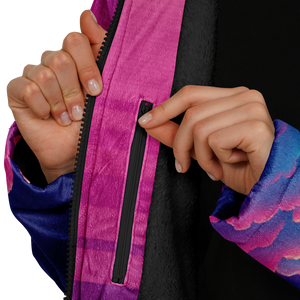 Duskwave Zip Up Cloak