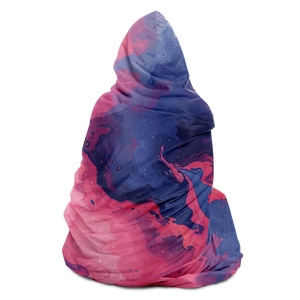 Quantum Tides Hooded Blanket