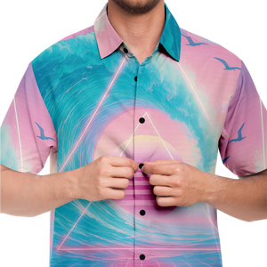 Grid Tide Button Down Shirt