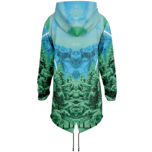 Minty Wonderland Longline Hoodie