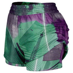 City of Radiance Women's 2-in-1 Shorts