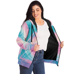 Grid Tide Sherpa Hoodie