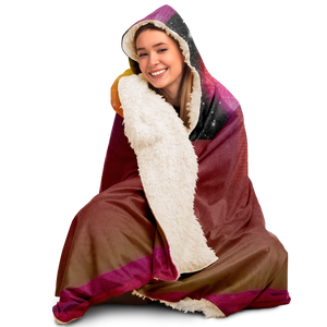 Desert Continuum Hooded Blanket