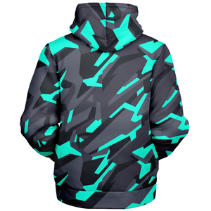 Cyber-Tech Sherpa Hoodie (Black Fur)