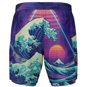 Neonami Men's 2 in 1 Shorts