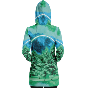 The Minty Wonderland Hoodie Dress