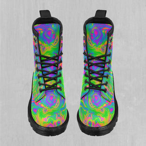 Acid Pool Women's Lace Up Boots