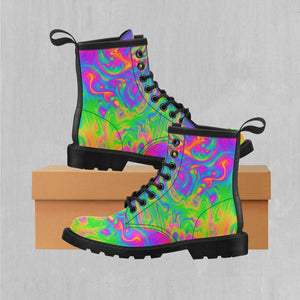 Acid Pool Women's Lace Up Boots