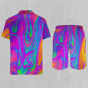 Acidic Drip Men's Beach Set
