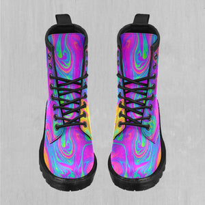 Acidic Drip Women's Lace Up Boots