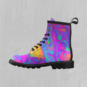Acidic Drip Women's Lace Up Boots