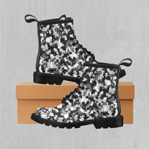 Arctic Camo Women's Lace Up Boots
