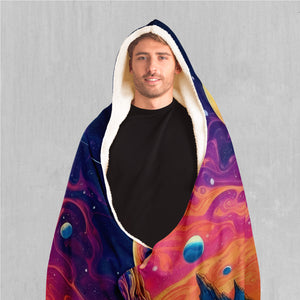 Astral Odyssey Hooded Blanket