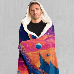 Astral Odyssey Hooded Blanket