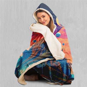 Astral Odyssey Hooded Blanket