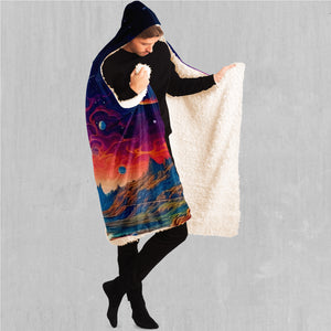 Astral Odyssey Hooded Blanket