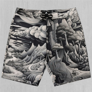 Ethereal Moonlight Board Shorts