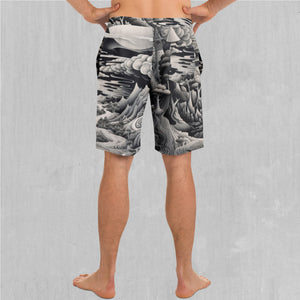 Ethereal Moonlight Board Shorts